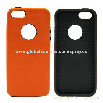 IMD PU and TPU Protective Case Cover for iPhone 5/5s Various Colors are Available